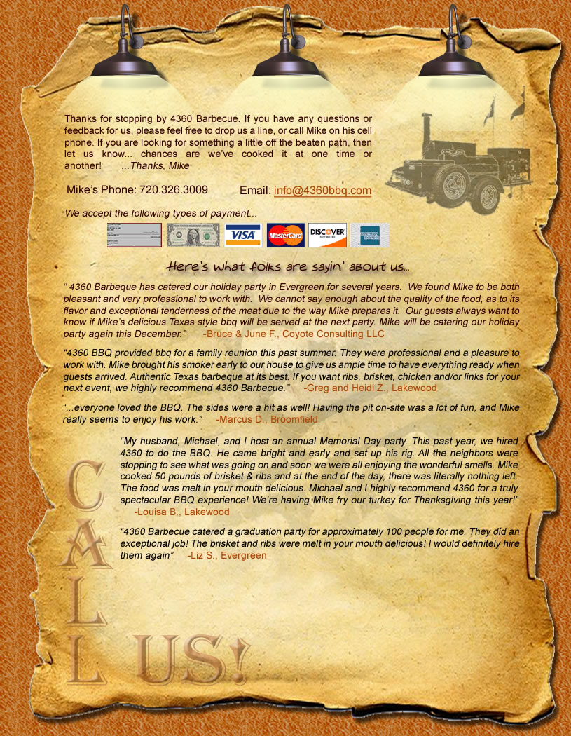 Smoked meats for denver area and Colorado